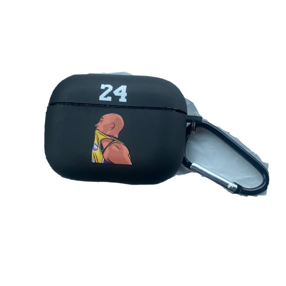 AirPod Case Cover Compatiable with AirPods Pro, kobe bryant lakers #24